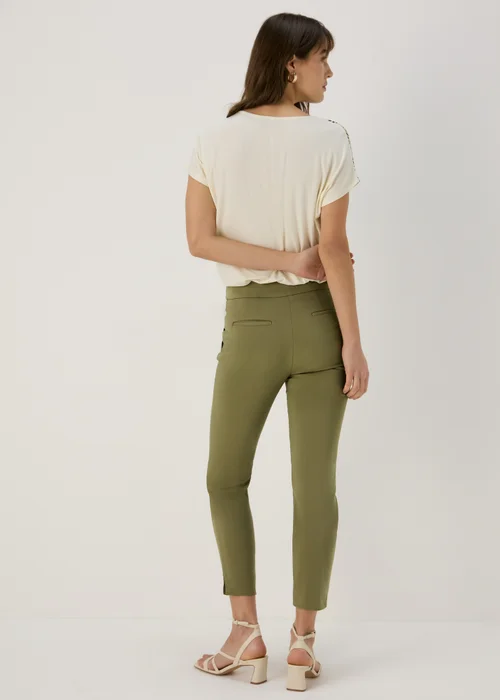 Et Vous Khaki Capri Trousers - 8 Image 2