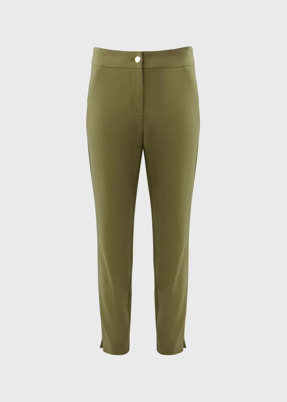 Et Vous Khaki Capri Trousers - 8 Image 5