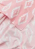 Pink Geo Print Microfibre Beach Towel Image 2