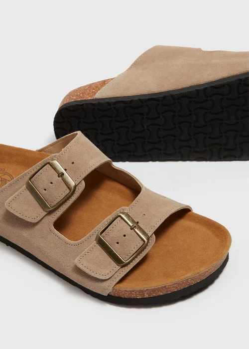 Stone Suede Cactus Sandals - Size 6 Image 2
