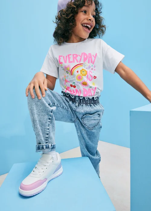 Girls White Fun Day T-Shirt (1-7yrs) - 1-1.5 Yrs Image 4