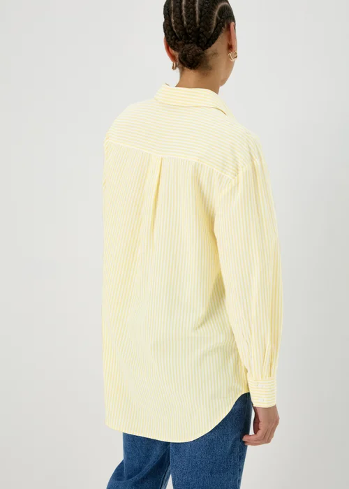 Yellow Stripe Cotton Shirt - 8 Image 2