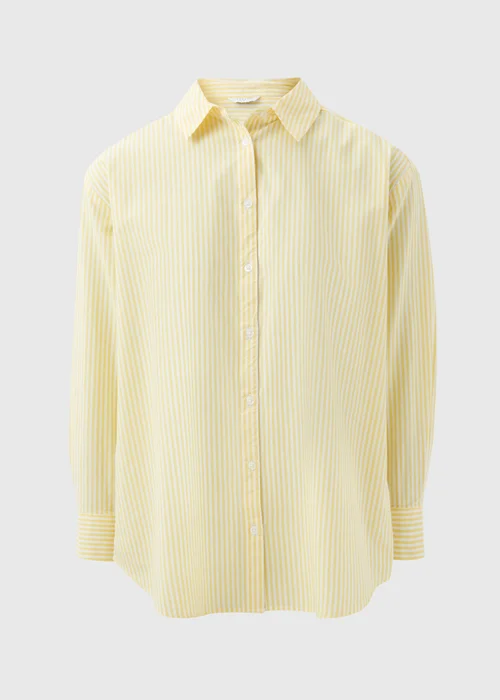 Yellow Stripe Cotton Shirt - 8 Image 5