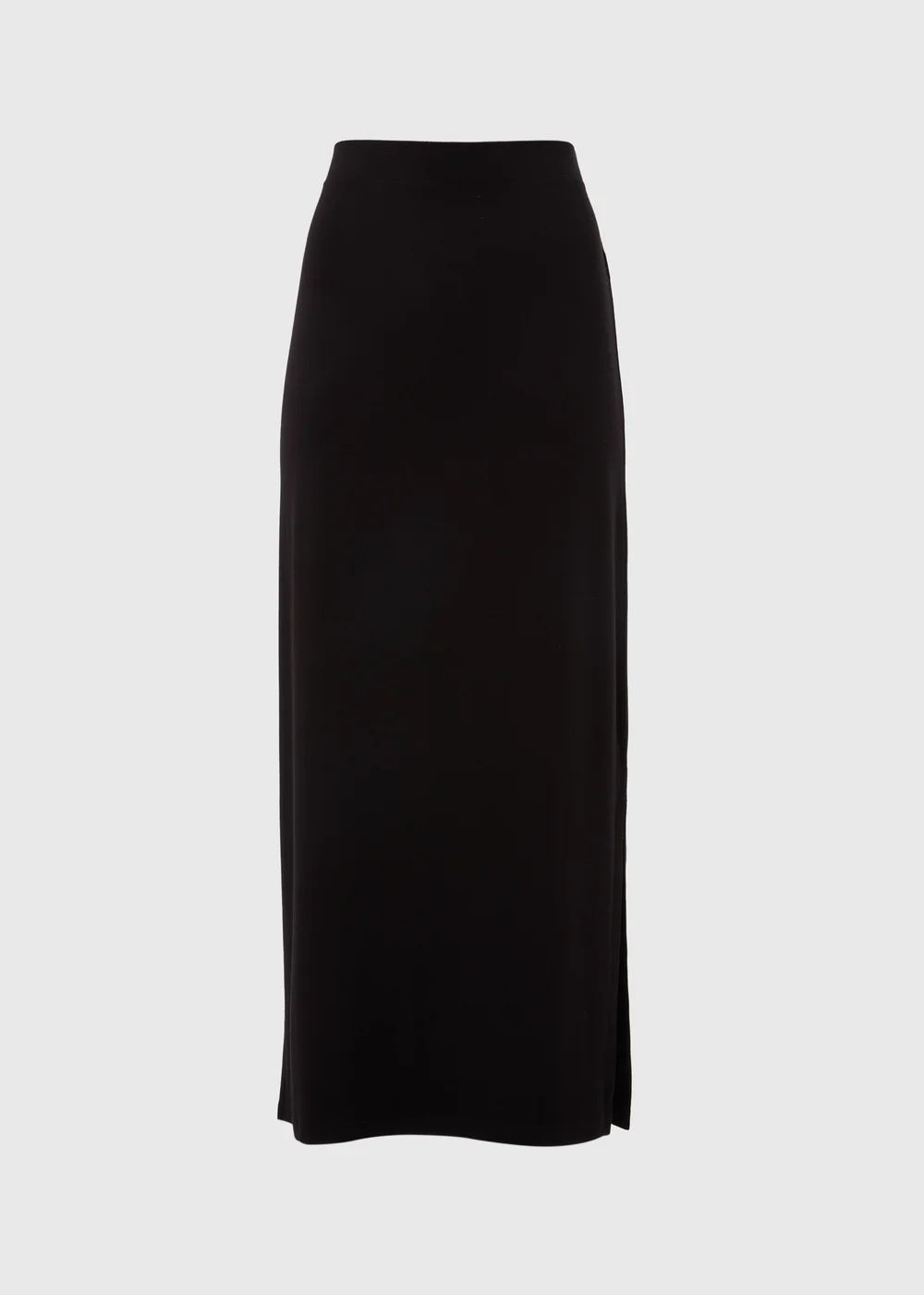 Black Jersey Maxi Skirt - 8 Image 5