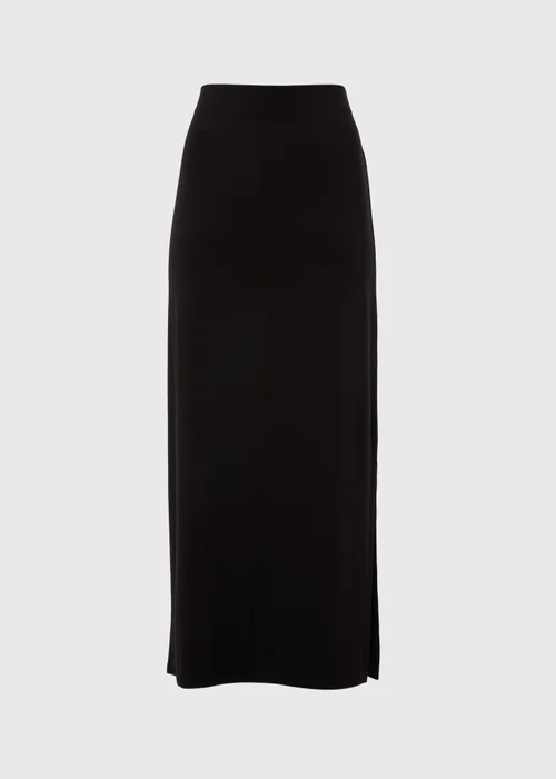 Black Jersey Maxi Skirt - 8 Image 5