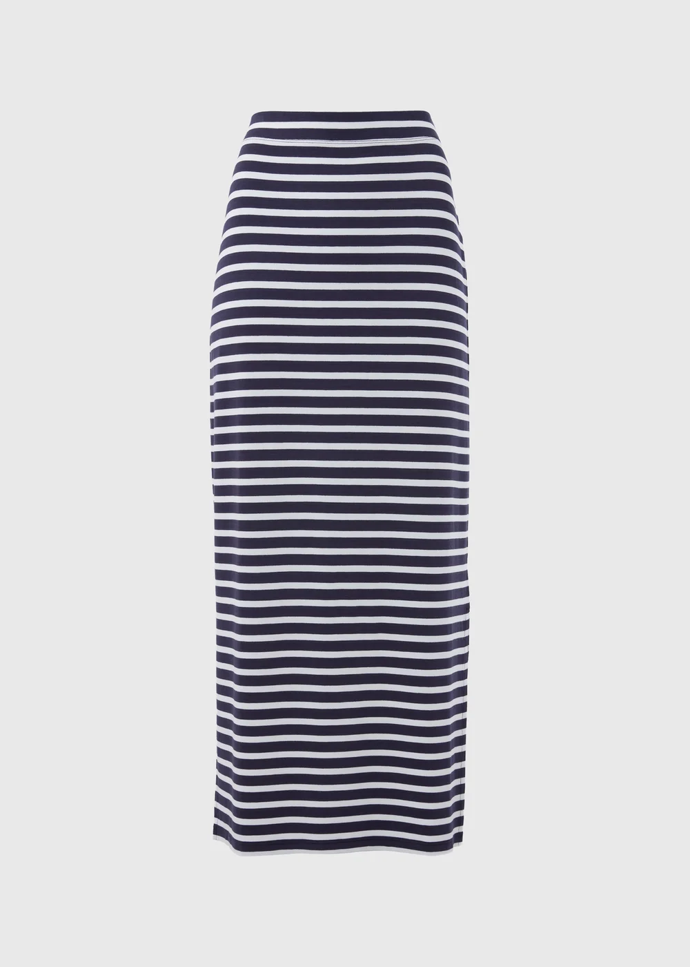 Navy Stripe Jersey Maxi Skirt - 8 Image 5