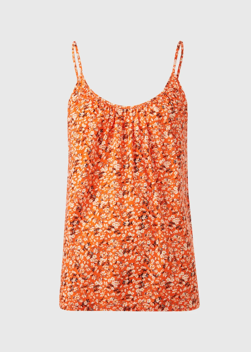 Orange Ditsy Print Cami Top - 8 Image 5