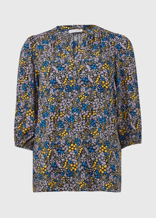 Multicoloured Viscose Popover Blouse - 8 Image 9