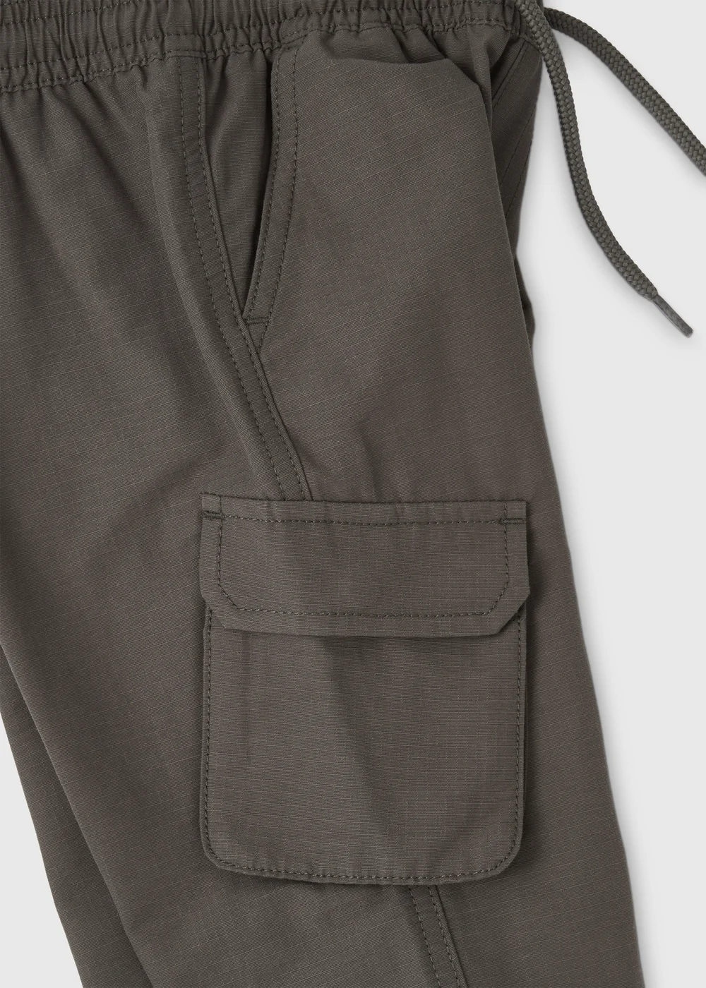 Boys Grey Ripstop Cargo Trousers (1-7yrs) - 1 to 1 half years Image 2