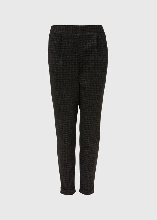 Grey Zig Zag Pull On Trousers - 8 Image 5