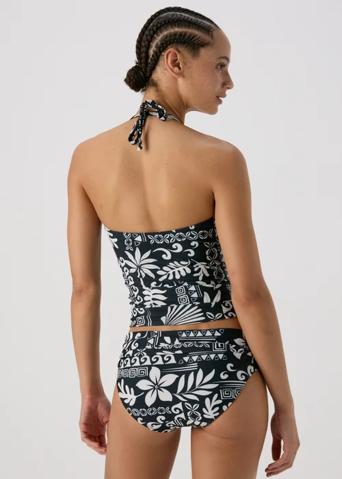 Black & Cream Tile Tankini - 8 Image 2