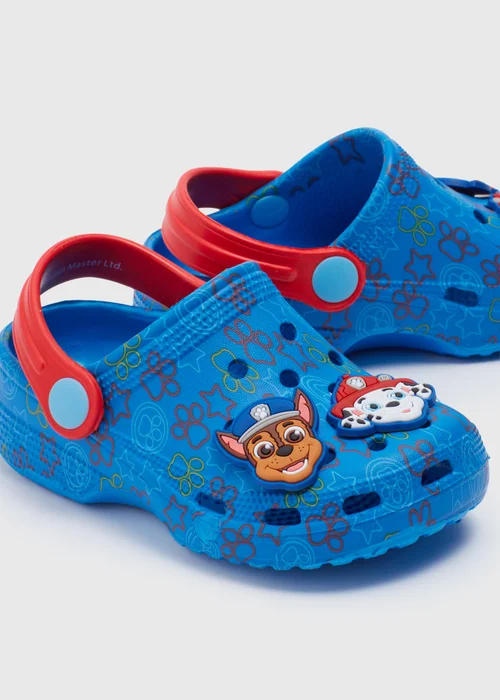 Paw Patrol Boys Navy Badge Clogs (Younger 4-12) - Size 4 Infants Image 2