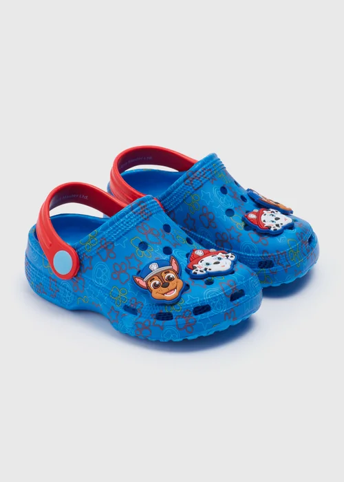Paw Patrol Boys Navy Badge Clogs (Younger 4-12) - Size 4 Infants Image 1