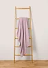 Lilac Plain Throw (130cm x 150cm) Image 1