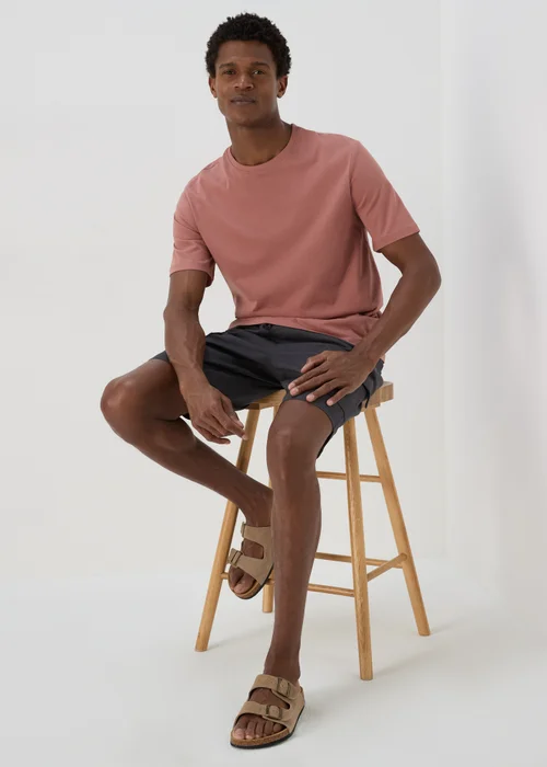 3 Pack Khaki Stone & Pink Plain T-Shirt - S Image 2