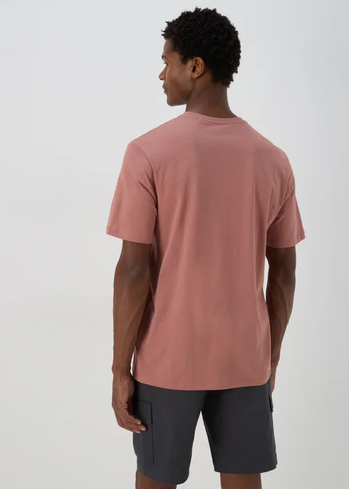 3 Pack Khaki Stone & Pink Plain T-Shirt - S Image 3