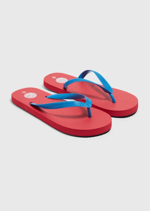 Red Flip FLops - Size 6 Image 1