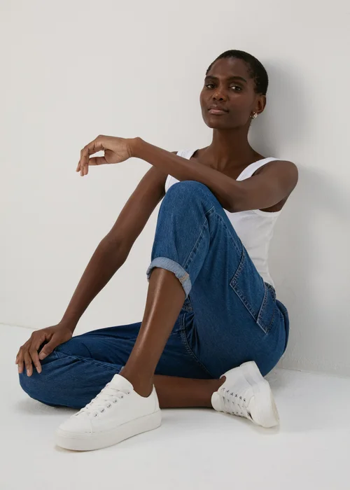 Mid Wash Paperbag Cargo Trousers - 8 Image 1