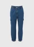 Mid Wash Paperbag Cargo Trousers - 8 Image 5