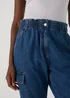 Mid Wash Paperbag Cargo Trousers - 8 Image 4