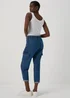 Mid Wash Paperbag Cargo Trousers - 8 Image 3