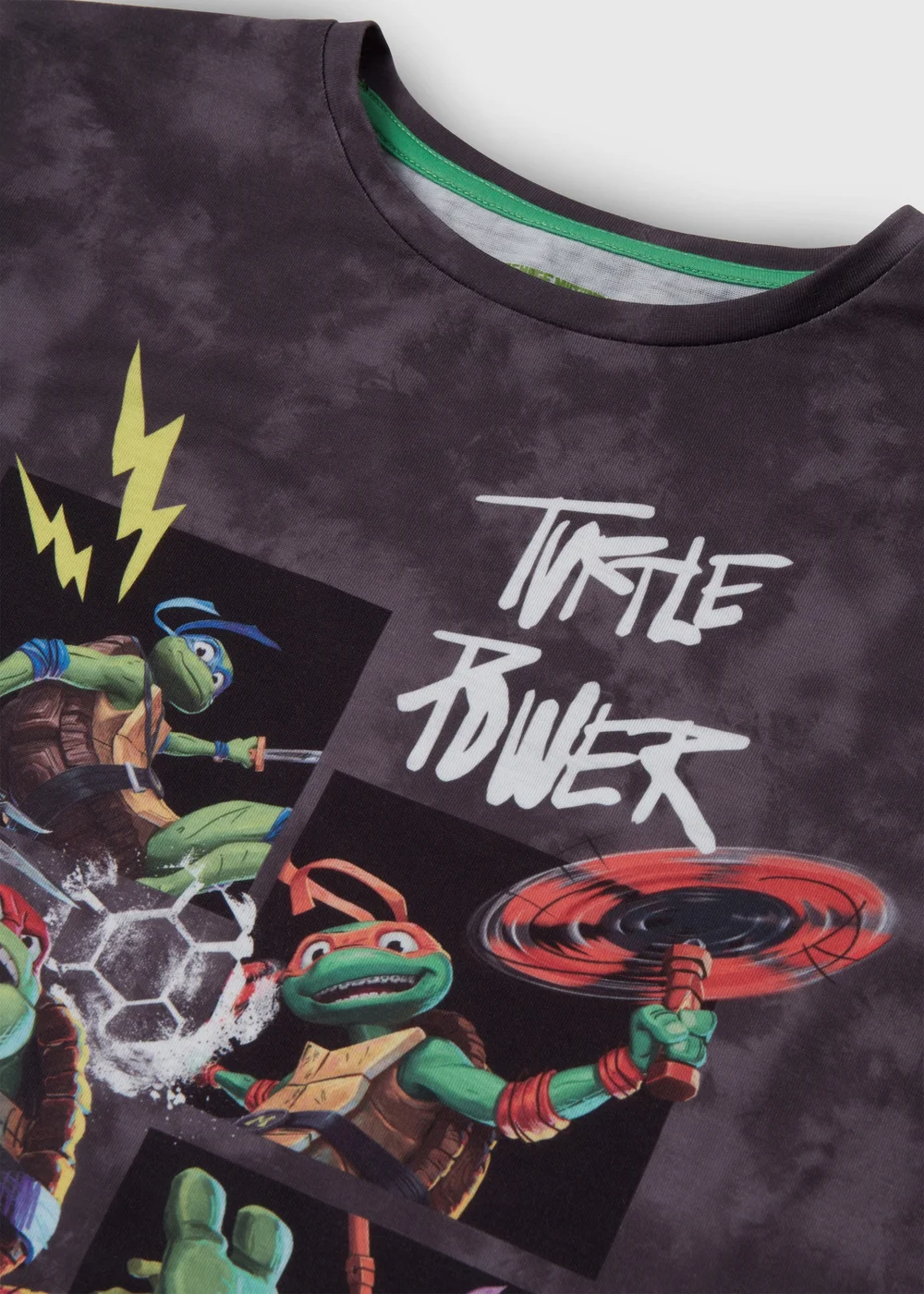 Boys Teenage Mutant Ninja Turtles Black T Shirt (4-12yrs) - 4 Yrs Image 2