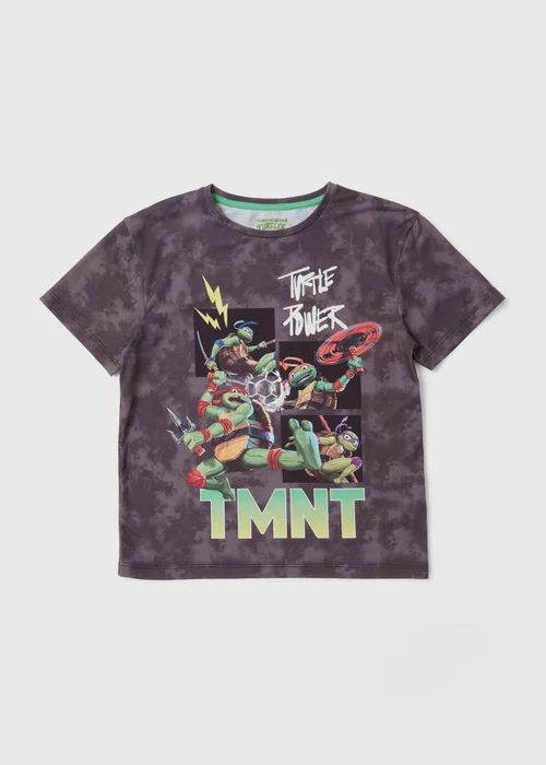 Boys Teenage Mutant Ninja Turtles Black T Shirt (4-12yrs) - 4 Yrs Image 1