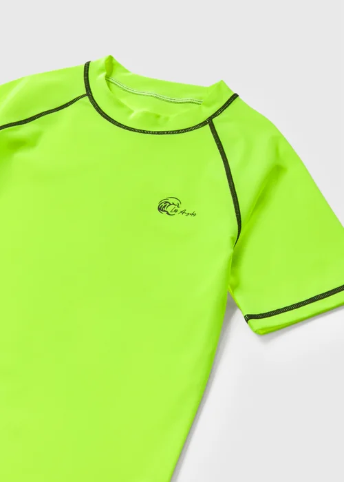 Boys Green Swim Shirt (6-13yrs) - 6-7 Yrs Image 2