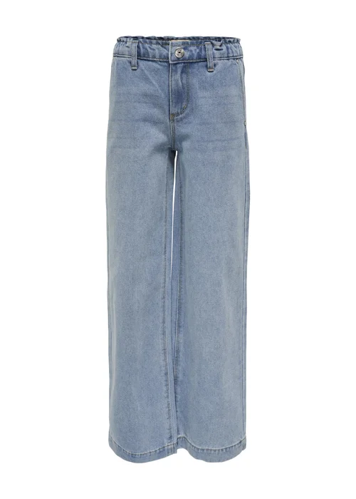ONLY Blue Comet Wide Leg Jeans (7-14yrs) - 8 Yrs Image 1