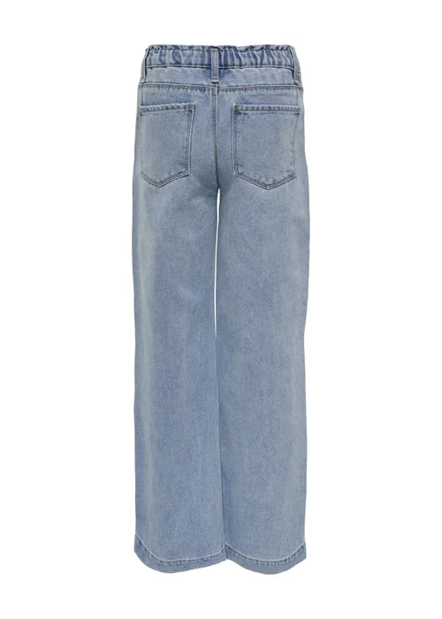 ONLY Blue Comet Wide Leg Jeans (7-14yrs) - 8 Yrs Image 3