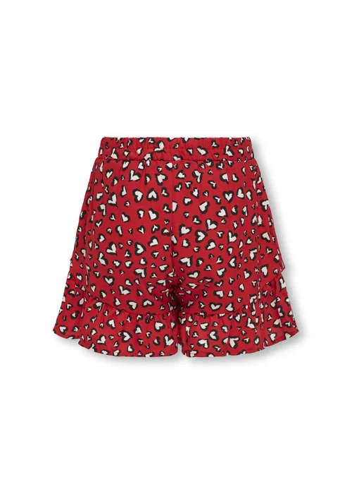 ONLY Girls Red Kogpalms Skort (6-14yrs) - 8 Yrs Image 2