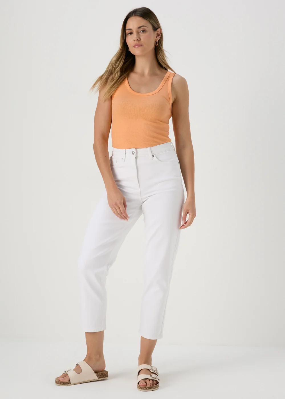 White Mom Jeans - 8/L29 Image 4
