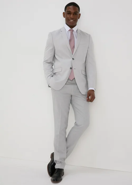 Taylor & Wright Turner Grey Tailored Fit Jacket - 36 Chest Long Image 4