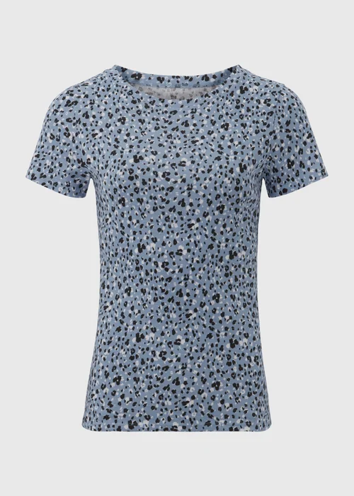 Blue Animal Print T-Shirt - 8 Image 5