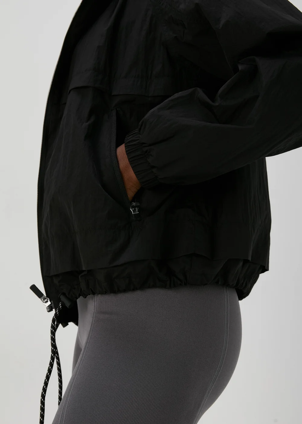 Souluxe Black Rain Jacket - 8 Image 3