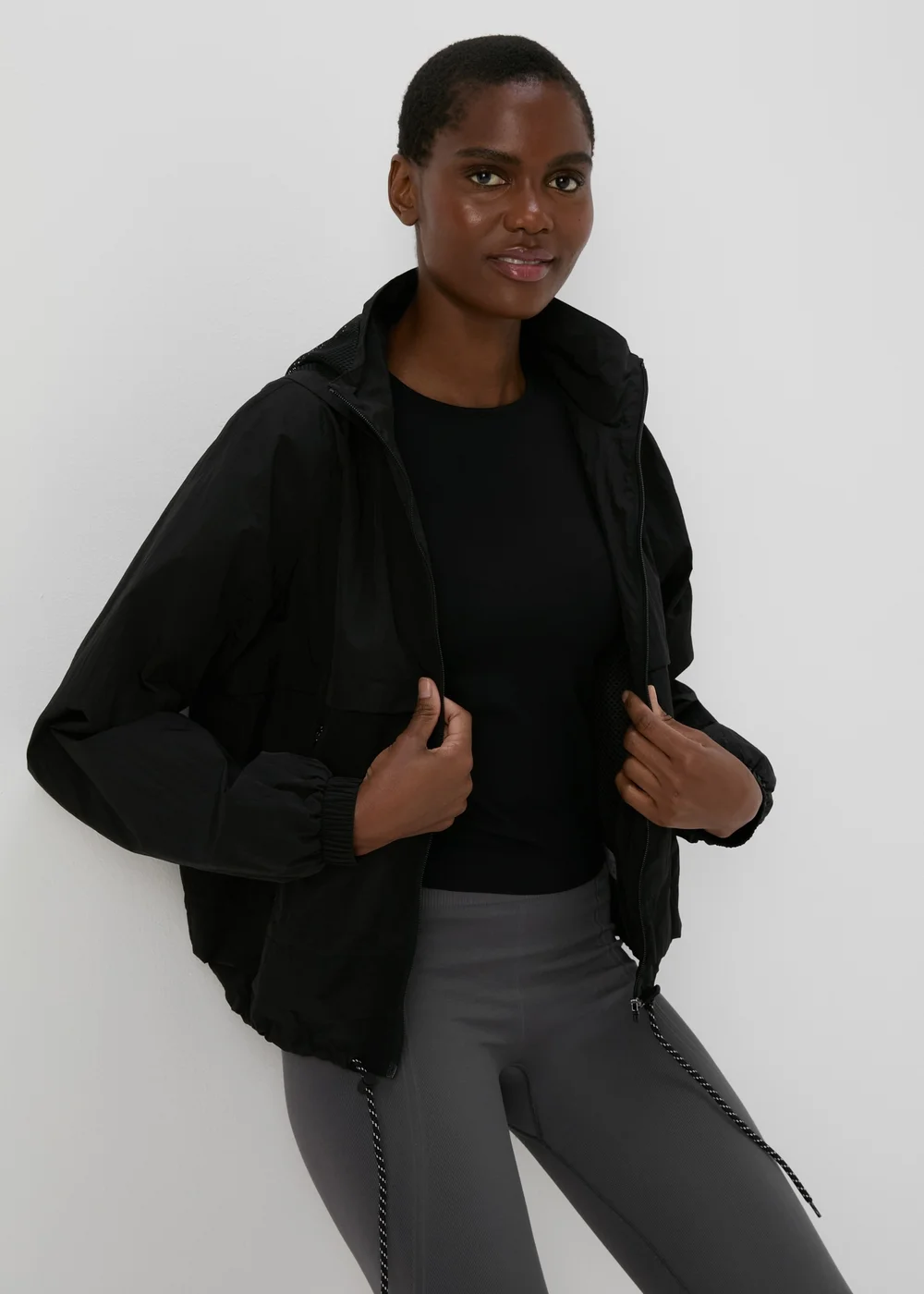 Souluxe Black Rain Jacket - 8 Image 1