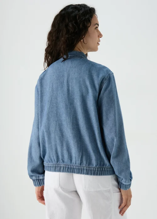 Denim Bomber Jacket - 8 Image 2