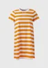 Orange Stripe T Shirt Dress - 8 Image 5
