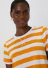 Orange Stripe T Shirt Dress - 8 Image 3