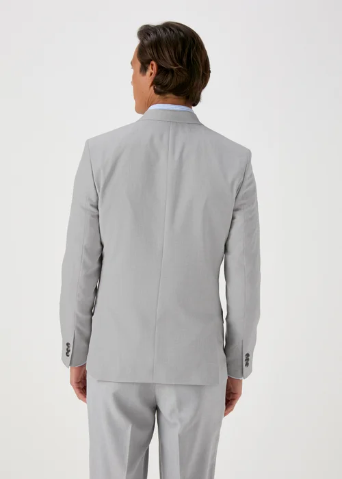 Taylor & Wright Grey Turner Double Breasted Slim Fit Jacket - 38 Chest Short Image 2