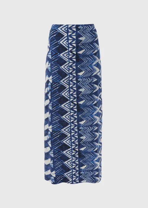 Multicolour Aztec Print Jersey Maxi Skirt - 8 Image 5