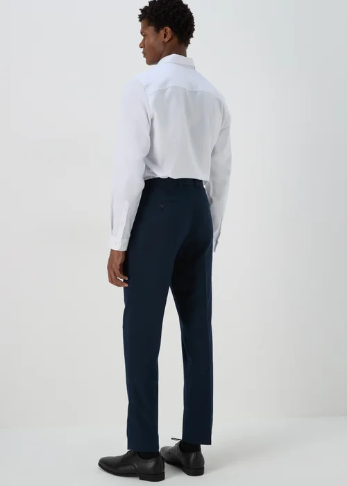 Taylor & Wright Albarn Navy Tailored Fit Trousers - 32 Waist 29 Leg Image 2