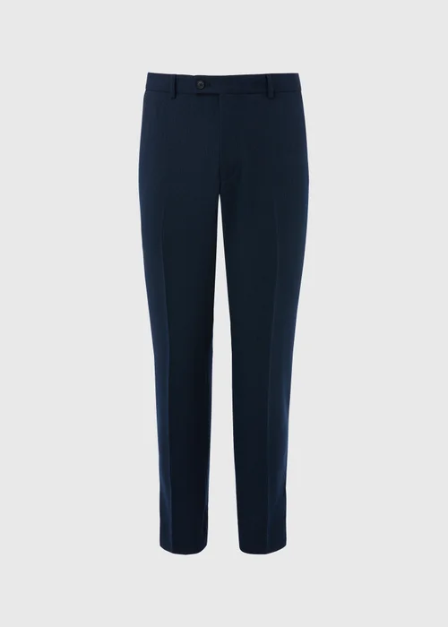 Taylor & Wright Albarn Navy Tailored Fit Trousers - 32 Waist 29 Leg Image 5