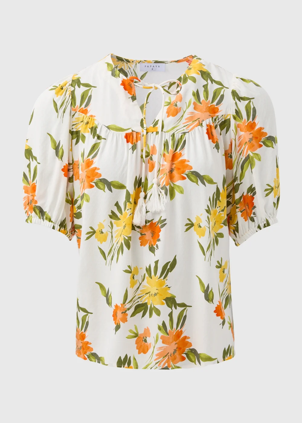 Multicolour Tassel Boho Co Ord Blouse - Size 8 Image 5