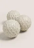 3 Pack Concrete Artichoke Balls (15.5cm x 15.5cm x 15.5cm) Image 1