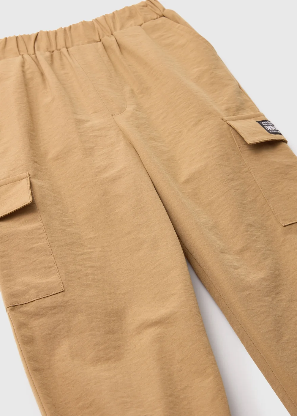 Boys Khaki Parachute Trousers (1-7yrs) - 1 half year to 2 Image 2