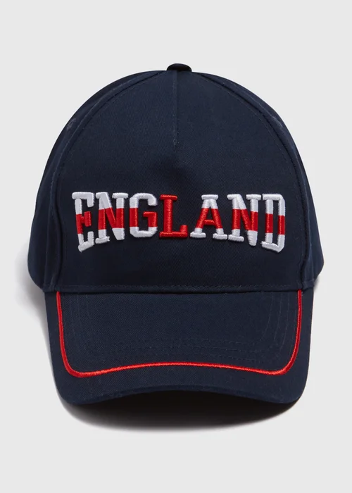 Navy England Cap - One Size Image 1