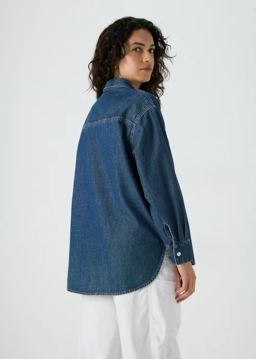 Mid Wash Denim Shirt - 8 Image 2