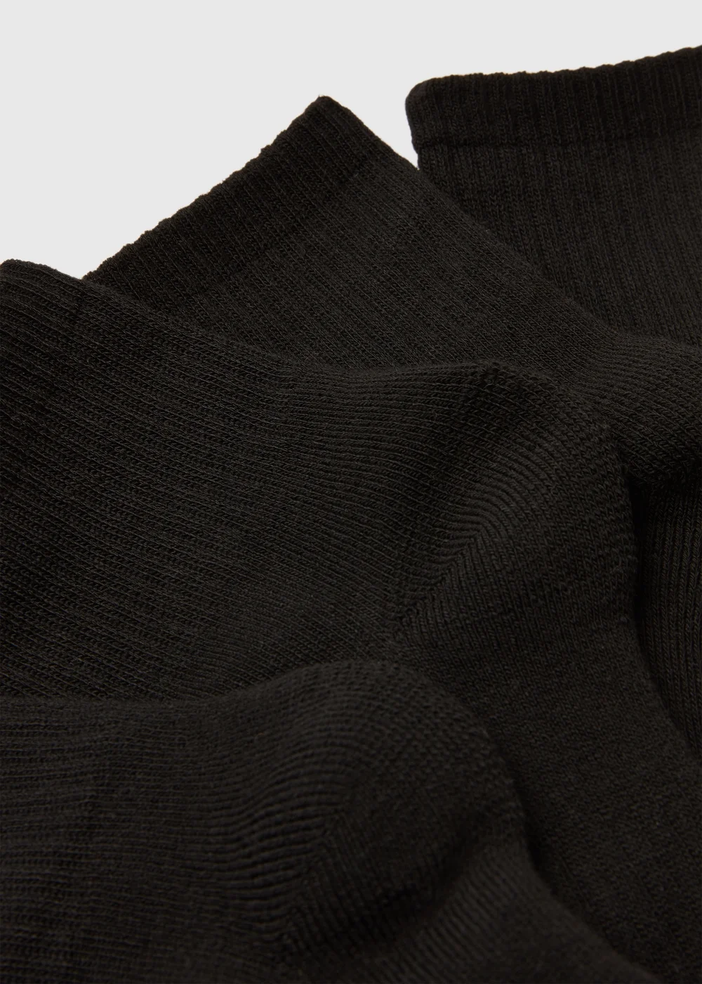 Boys 5 Pack Black Sports Socks (Younger 6-Older 6.5) - 4-6.5 Image 2
