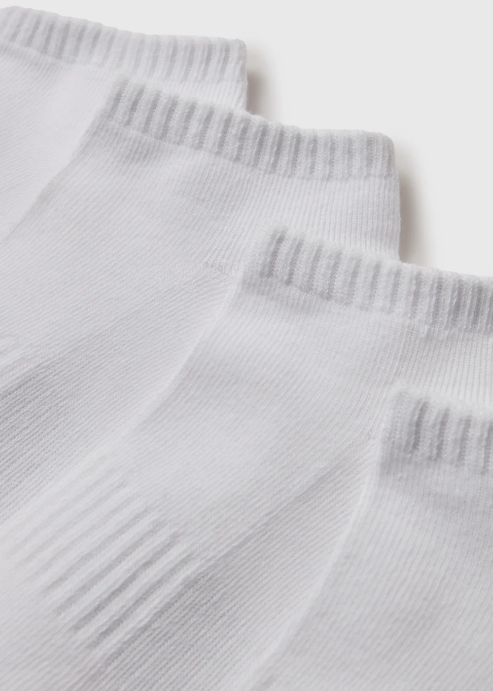 5 Pack White Trainer Socks (Younger 6-Older 5.5) - 4-5.5 Image 2
